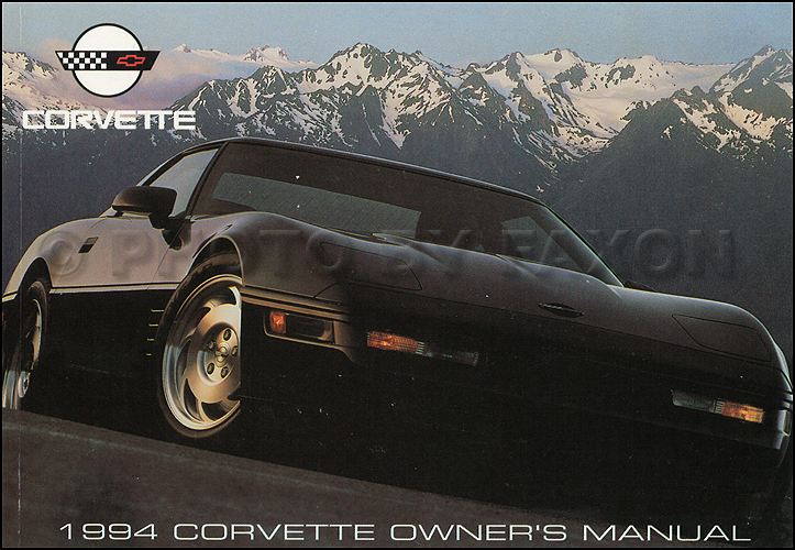 1994 Corvette Owner's Manual Original