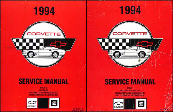 1994 Corvette Shop Manual Original Set, all models including ZR-1