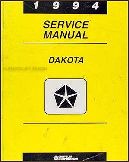 1994 Dodge Dakota Repair Manual Original 