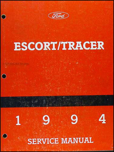 1994 Ford Escort and Mercury Tracer Shop Manual Original