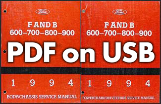 1979 Ford Truck CD Shop Manual 79 F100-350 Pickup Bronco and Van