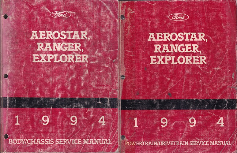1994 Ford Aerostar Ranger and Explorer Repair Shop Manual Set Original