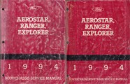 1994 Ford Aerostar Ranger and Explorer Repair Shop Manual Set Original