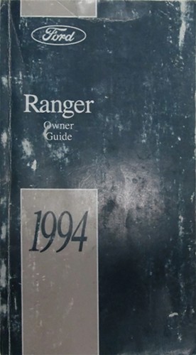1994 Ford Ranger Owner's Manual Original