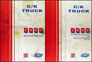 1994 C/K Truck Repair Shop Manual Original Set Pickup Suburban Yukon Blazer