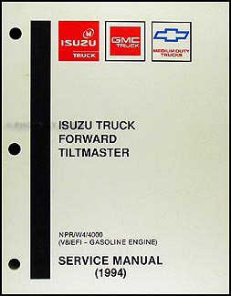 1994 NPR & W4 Gas Repair Manual Original 