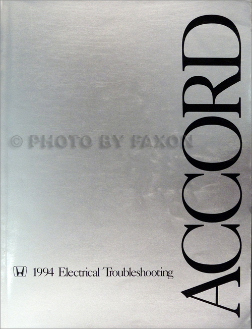 1994 Honda Accord Electrical Troubleshooting Manual Original