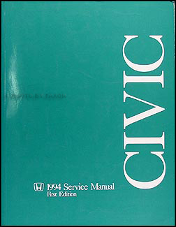 1994 Honda Civic Repair Manual Original 