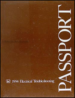 1994 Honda Passport Electrical Troubleshooting Manual Original 