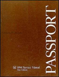 1994 Honda Passport Repair Manual Original 