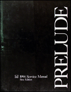 1994 Honda Prelude Repair Manual Original