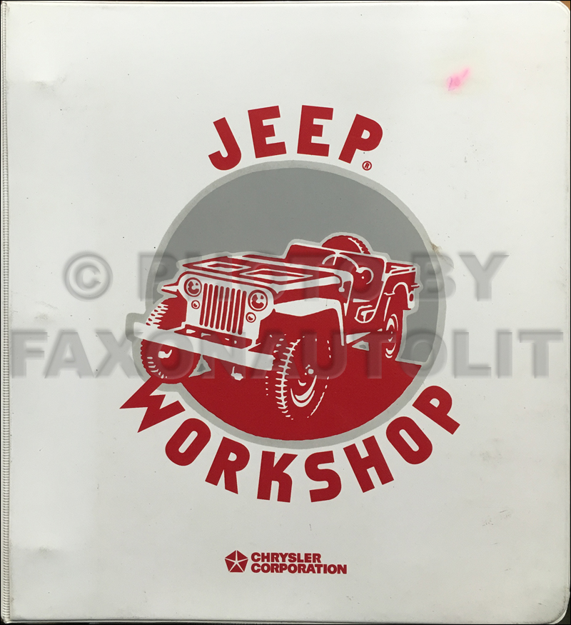 1994 Jeep Sales Training Workshop Manual Original