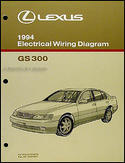 1994 Lexus GS 300 Wiring Diagram Manual Original