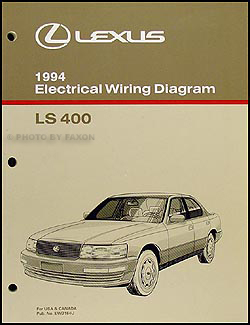 thumbnail image 2 of 1997 Lexus LS 400 Original OEM Wiring Diagram Manual – EWD283U – New 2 of 3
