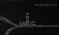 1994 Lincoln Mark VIII Owner's Manual Original