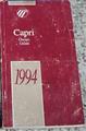 1994 Mercury Capri Owner's Manual Original