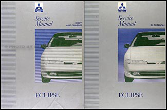 1992-1994 Mitsubishi Eclipse Repair Manual Set Original