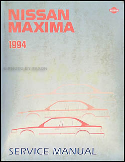 1994 Nissan Maxima Repair Manual Original
