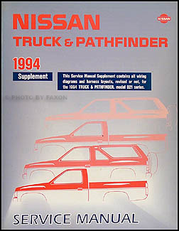1994 Nissan Truck and Pathfinder Wiring Diagram Manual Supplement