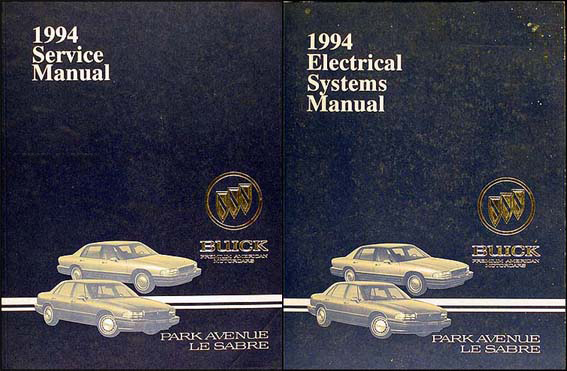 1994 Buick Park Avenue, Ultra and Le Sabre Repair Shop Manual Set Original
