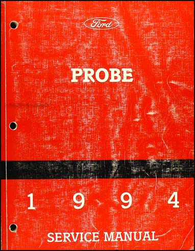 1994 Ford Probe Shop Manual Original 
