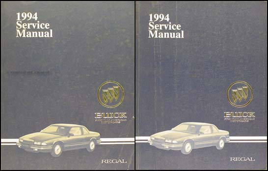 1994 Buick Regal Shop Manual Original Set