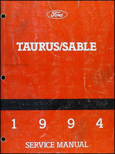 1994 Ford Taurus & Mercury Sable Shop Manual Original