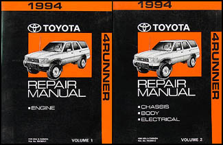 1994 Toyota 4Runner Repair Manual Set Original