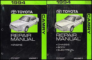 1994 Toyota Camry Repair Manual Original 2 Vol. Set
