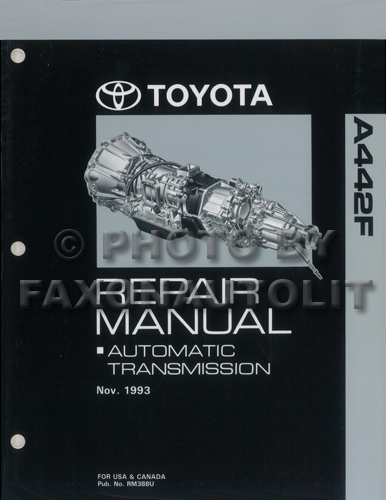 1994 Toyota Land Cruiser Automatic Transmission Repair Manual Original