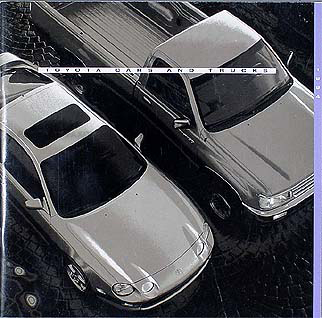 1994 Toyota Original Sales Catalog -- All Cars & Trucks