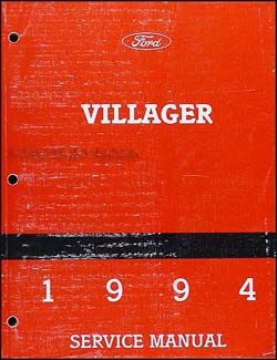 1994 Mercury Villager Repair Manual Original