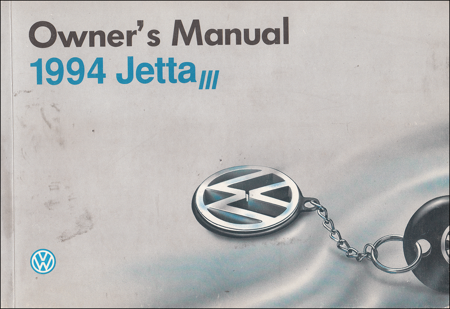 1994 Volkswagen Jetta Sedan Owner's Manual Original