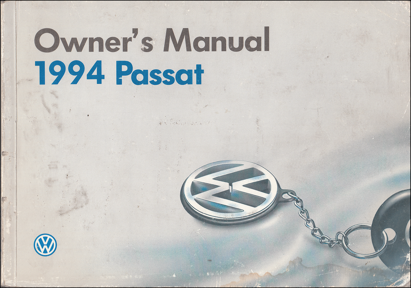 1994 Volkswagen Passat Owner's Manual Original
