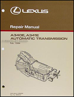 1995-2000 Lexus GS, LS, SC Automatic Transmission Overhaul Manual GS