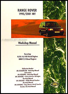 1995-2001 Range Rover Repair Manual Reprint