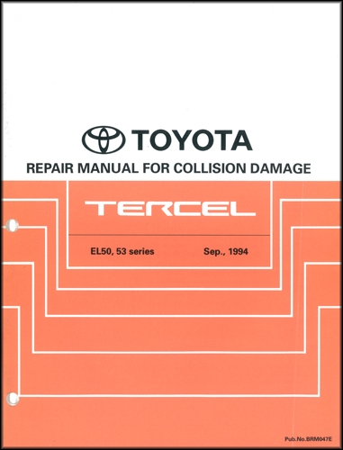 2002-2006 Toyota Camry Body Collision Repair Manual Original