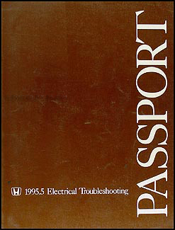1995.5 Honda Passport Electrical Troubleshooting Manual Original 
