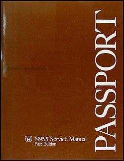 1995.5 Honda Passport Repair Manual Original 