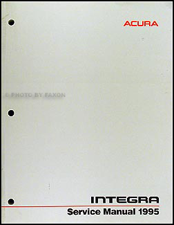 1995 Acura Integra Shop Manual Original 