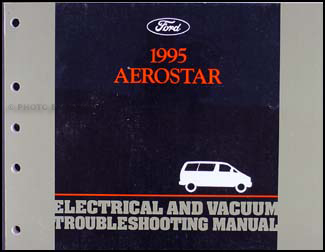 1995 Ford Aerostar Electrical & Vacuum Troubleshooting Manual Original
