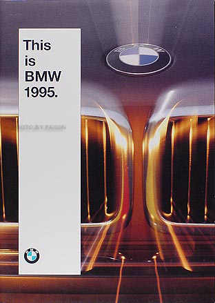 1995 BMW Sales Brochure Original--All Models