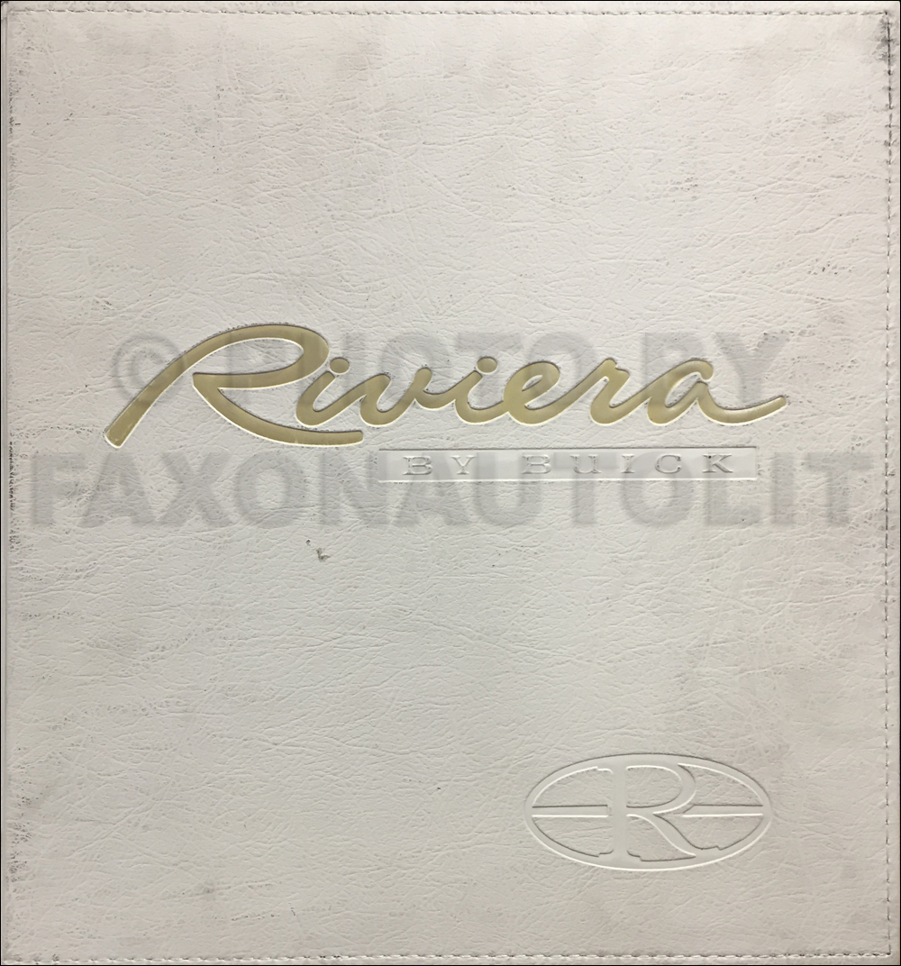 1995 Buick Riviera Press Portfolio With Photos Original