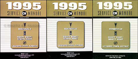 1995 Shop Service Manual Set for Bonneville 88 98 LeSabre Park Avenue GM