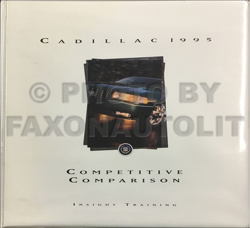 1995 Cadillac Competitive Comparison Guide Original Dealer Album
