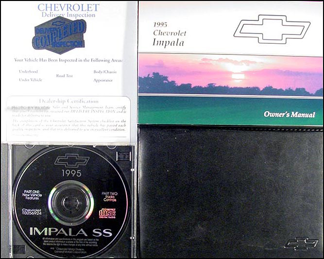 1995 Chevy Impala SS Owner's Manual with CD Original Package