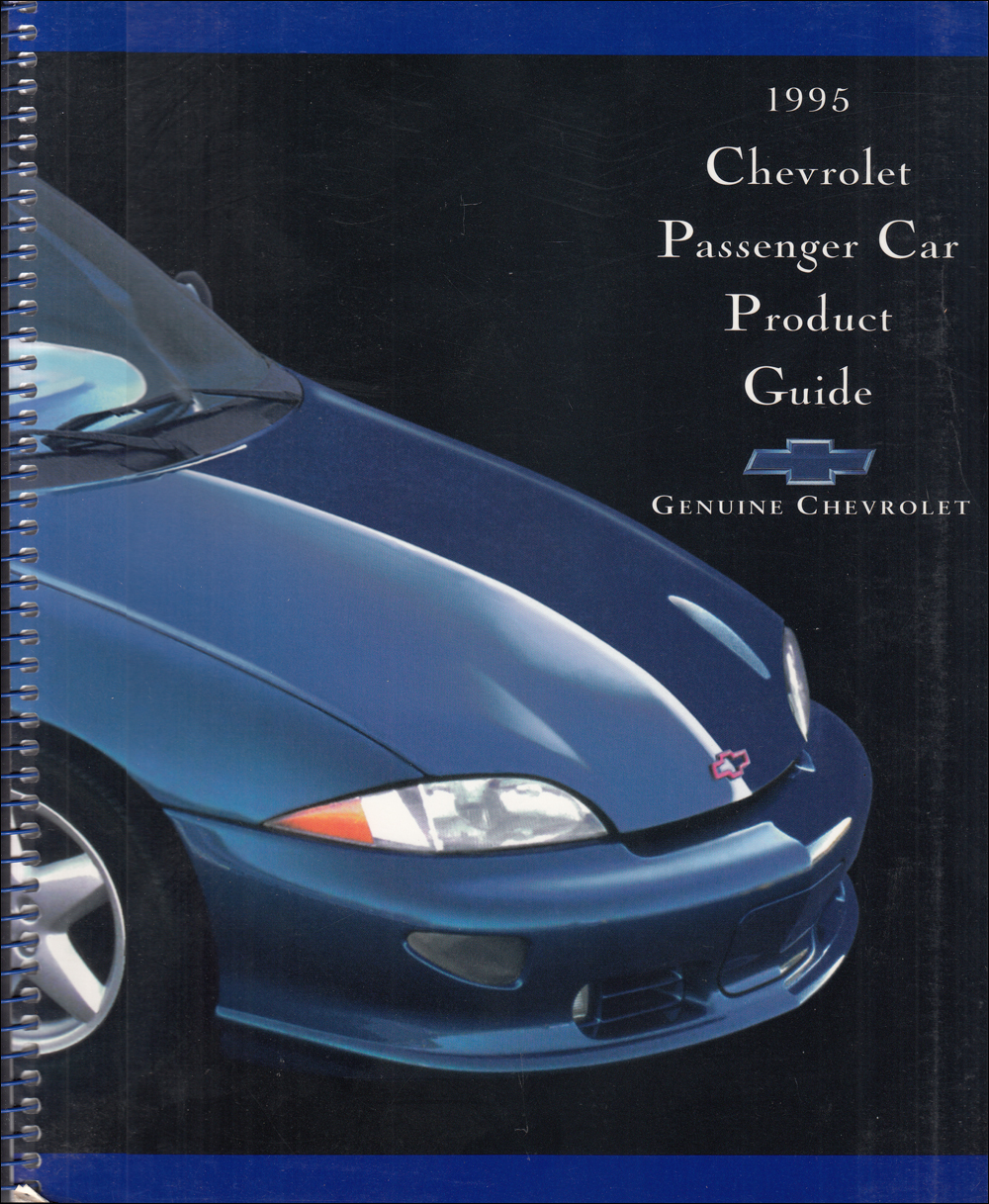 1995 Chevrolet Car Color & Upholstery Dealer Album/Data Book Original