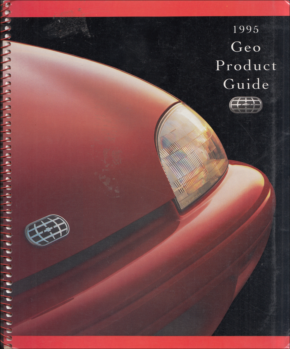 1995 Geo Color & Upholstery Dealer Album/Data Book Original