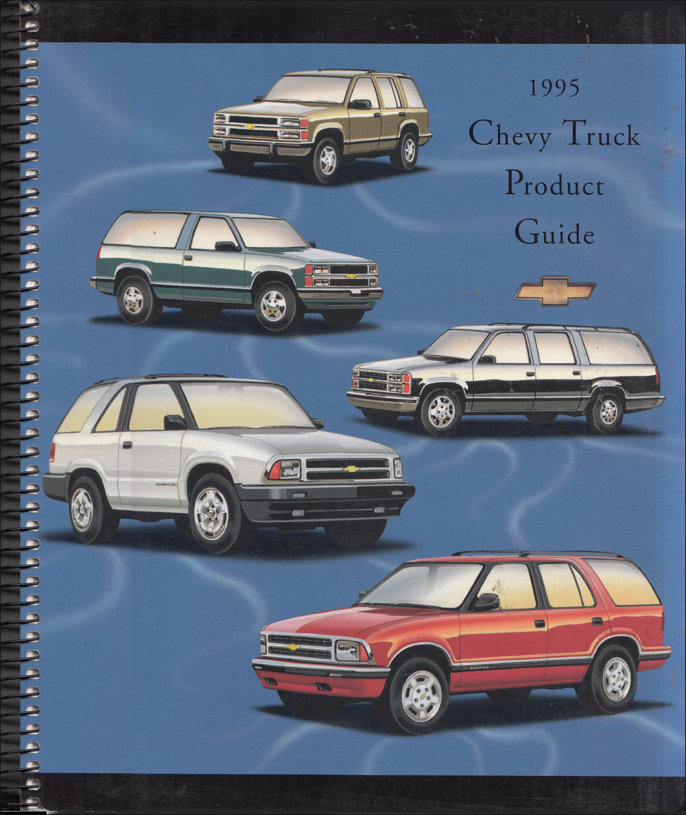 1995 Chevrolet Truck Data Book Dealer Album Original