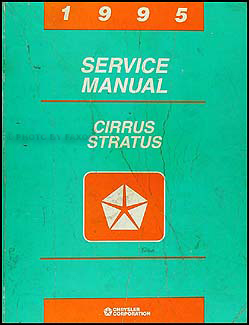 1995 Cirrus & Stratus Shop Manual Original 